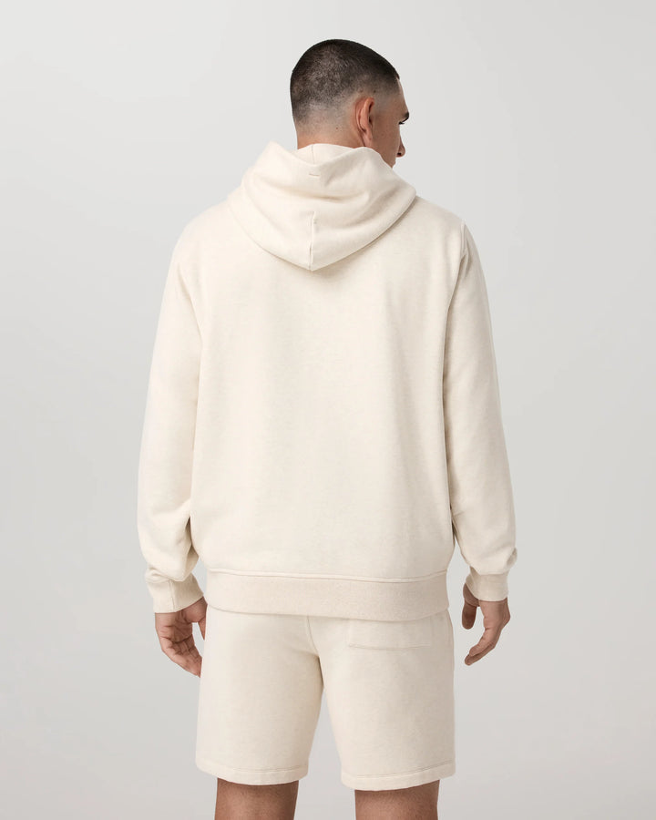 Vuori Men's Seaside Pullover Hoodie 2.0 - Buttermilk Heather