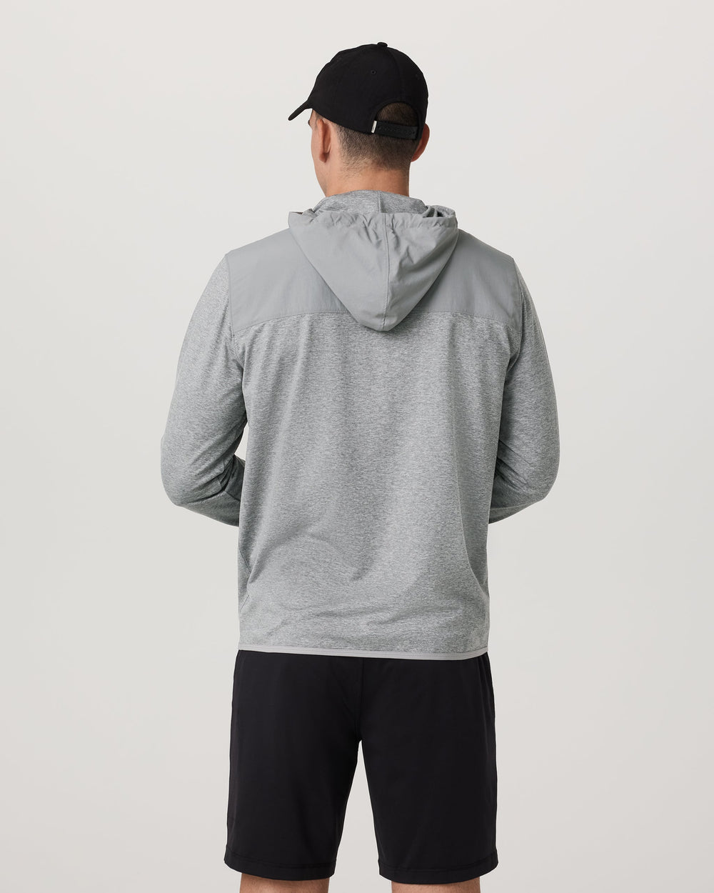 Vuori Men's Sunday Element Zip Hoodie - Grey Heather - Sun Diego Boardshop