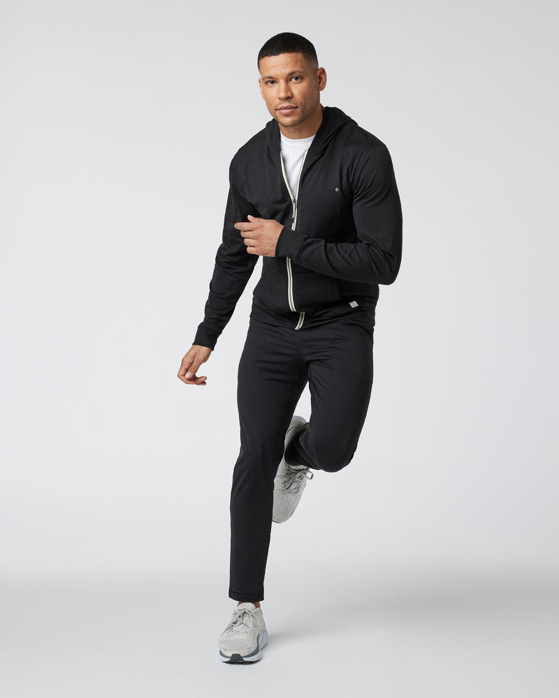 Vuori Coronado Hoodie - Black Heather - Sun Diego Boardshop