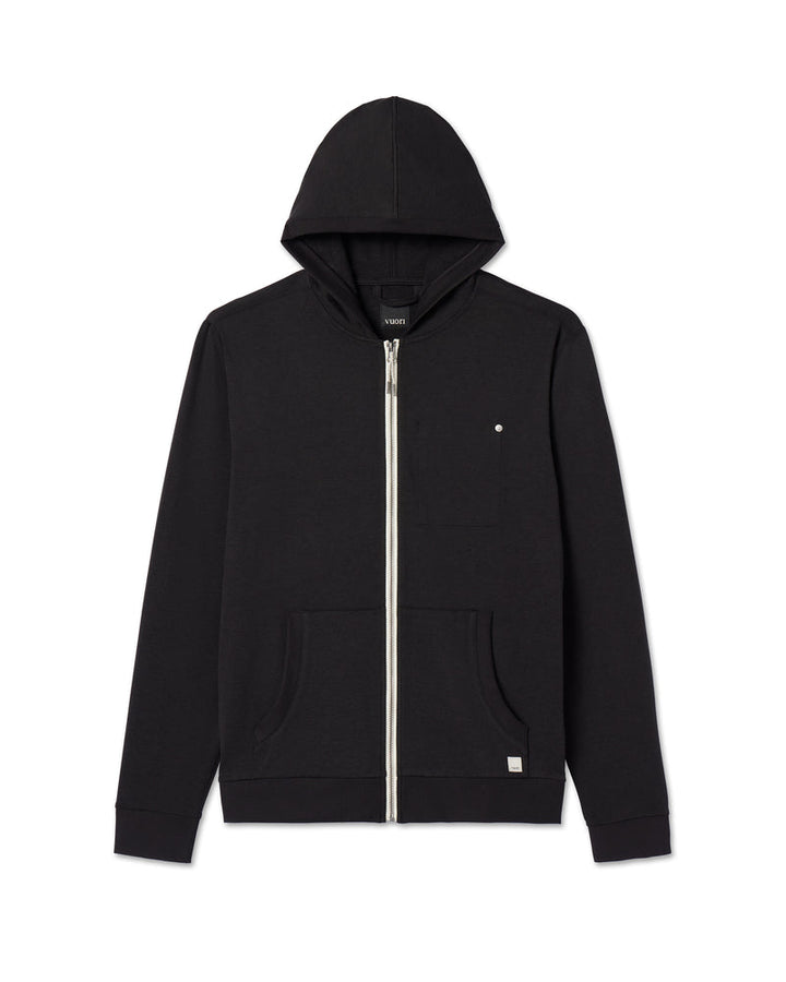 Vuori Coronado Hoodie - Black Heather - Sun Diego Boardshop