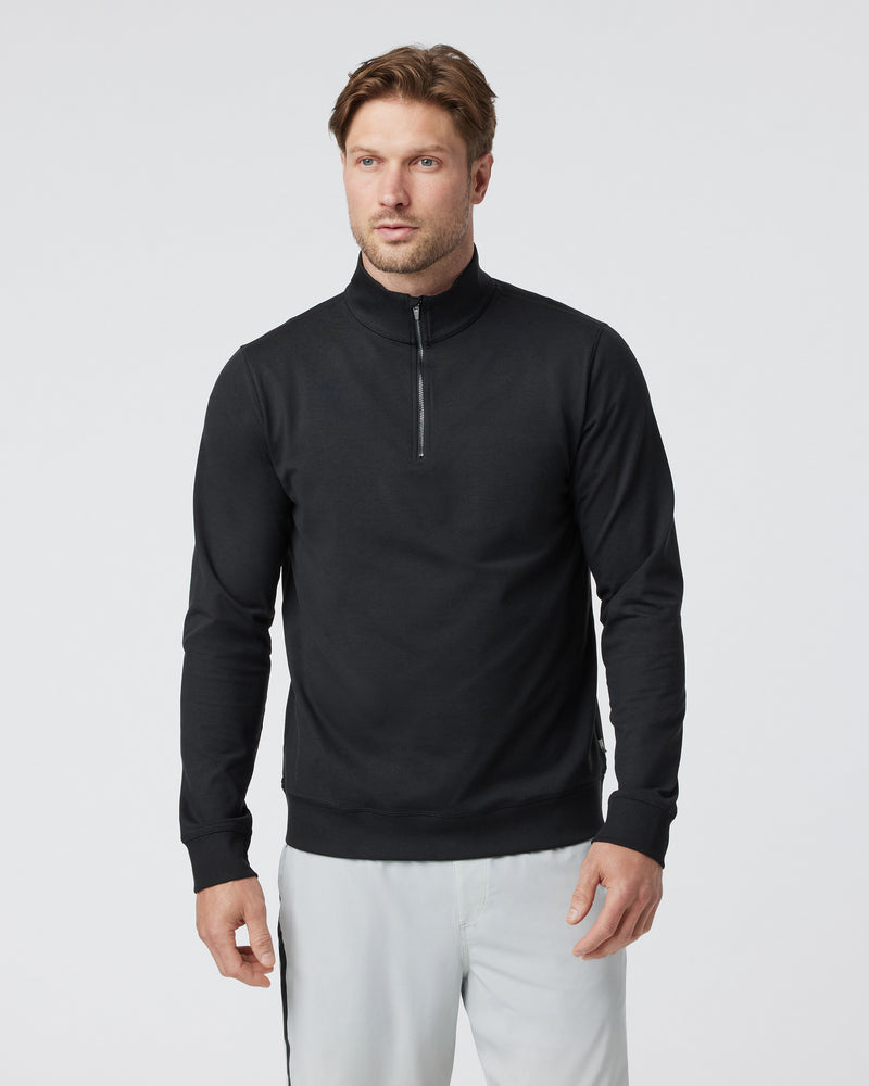 Vuori Coronado Half Zip - Black Heather - Sun Diego Boardshop