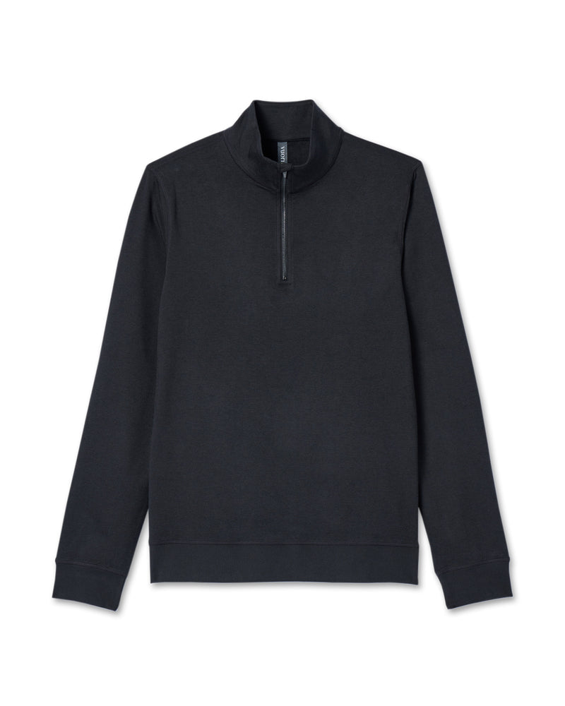 Vuori Coronado Half Zip - Black Heather - Sun Diego Boardshop