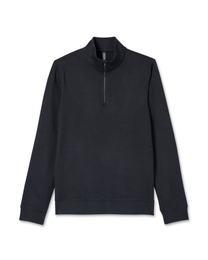 Vuori Coronado Half Zip - Black Heather - Sun Diego Boardshop