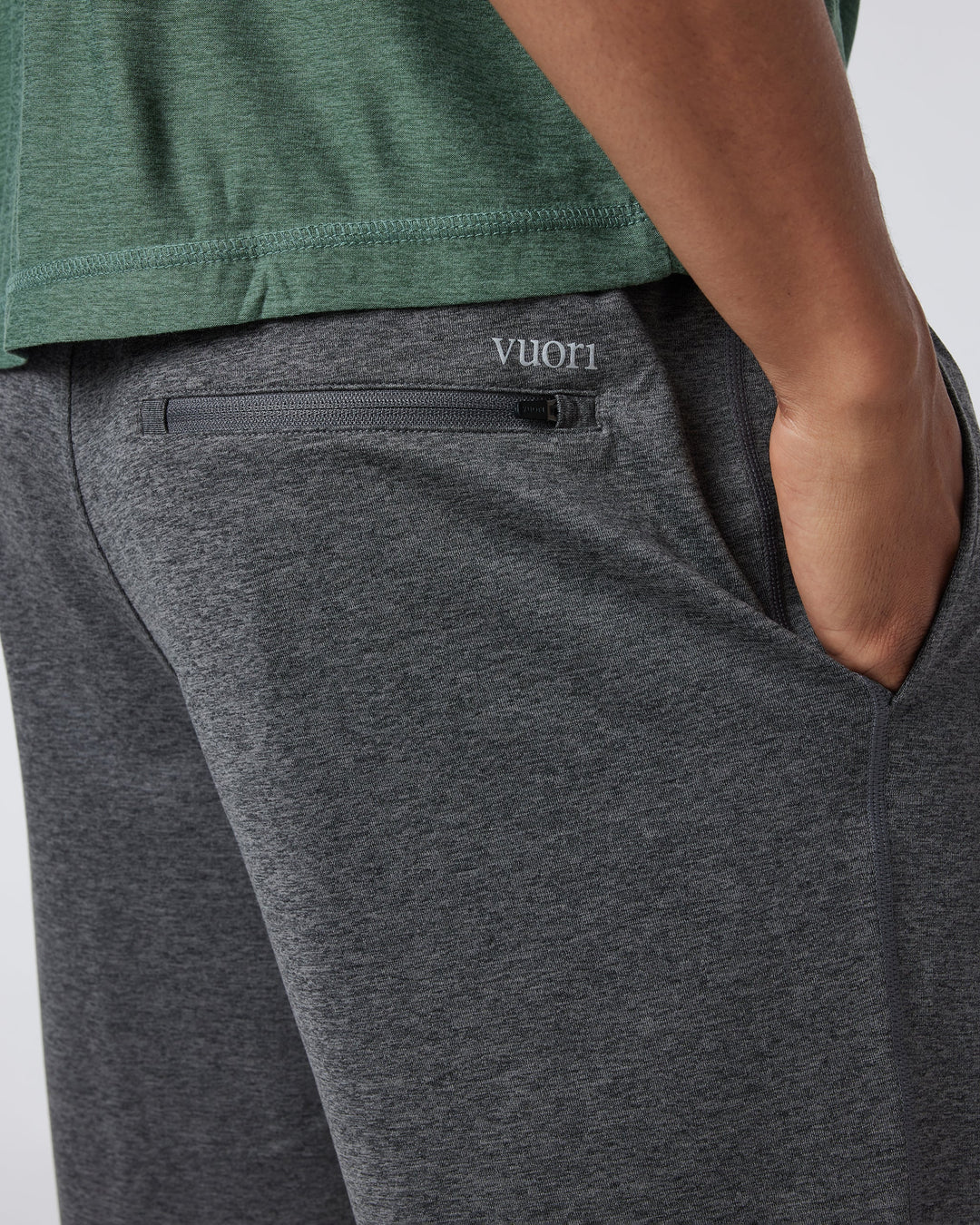 Vuori Men's Sunday Performance Short 8" - Charcoal Heather - Sun Diego Boardshop
