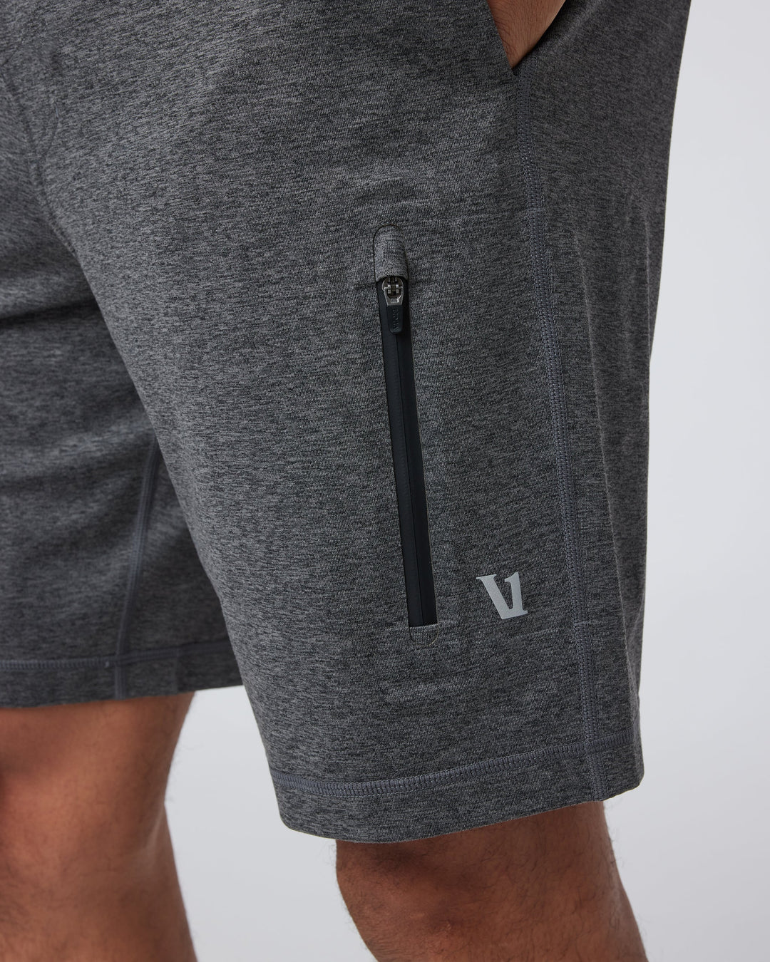 Vuori Men's Sunday Performance Short 8" - Charcoal Heather - Sun Diego Boardshop
