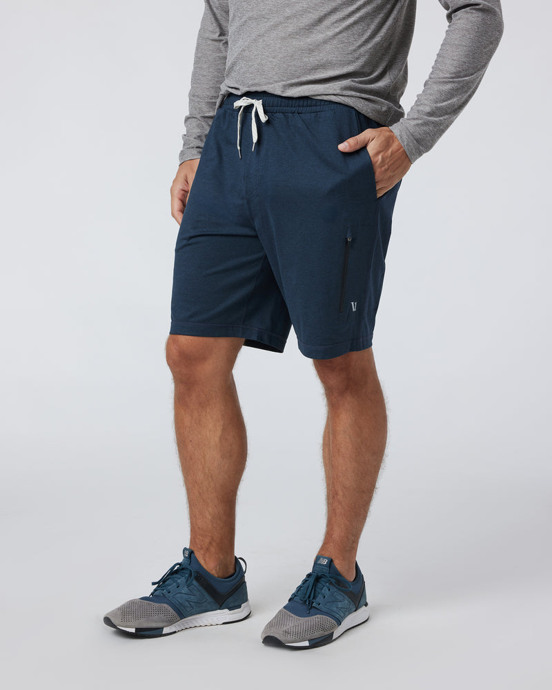 VUORI Sunday Performance Short 8" - INK HEATHER - Sun Diego Boardshop