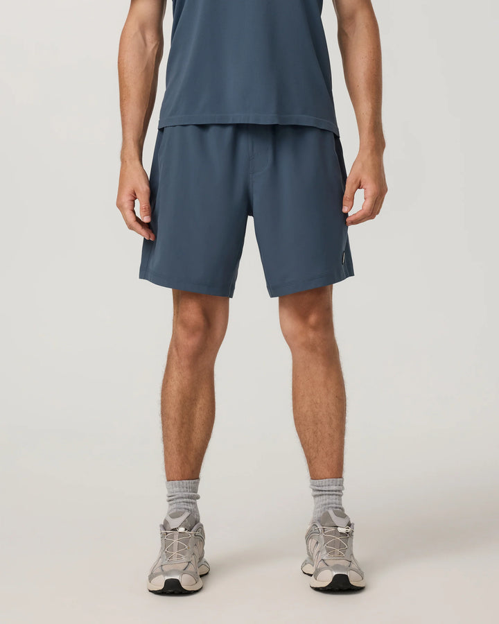 Vuori Men's Kore Short Lined 7" - Bay Blue/Ink