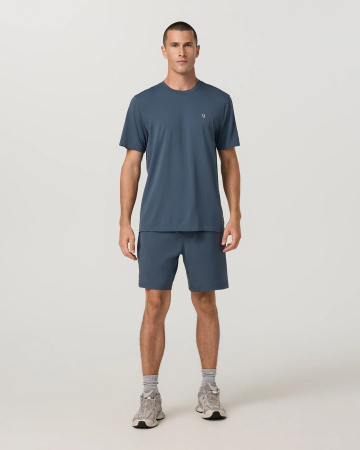 Vuori Men's Kore Short Lined 7" - Bay Blue/Ink