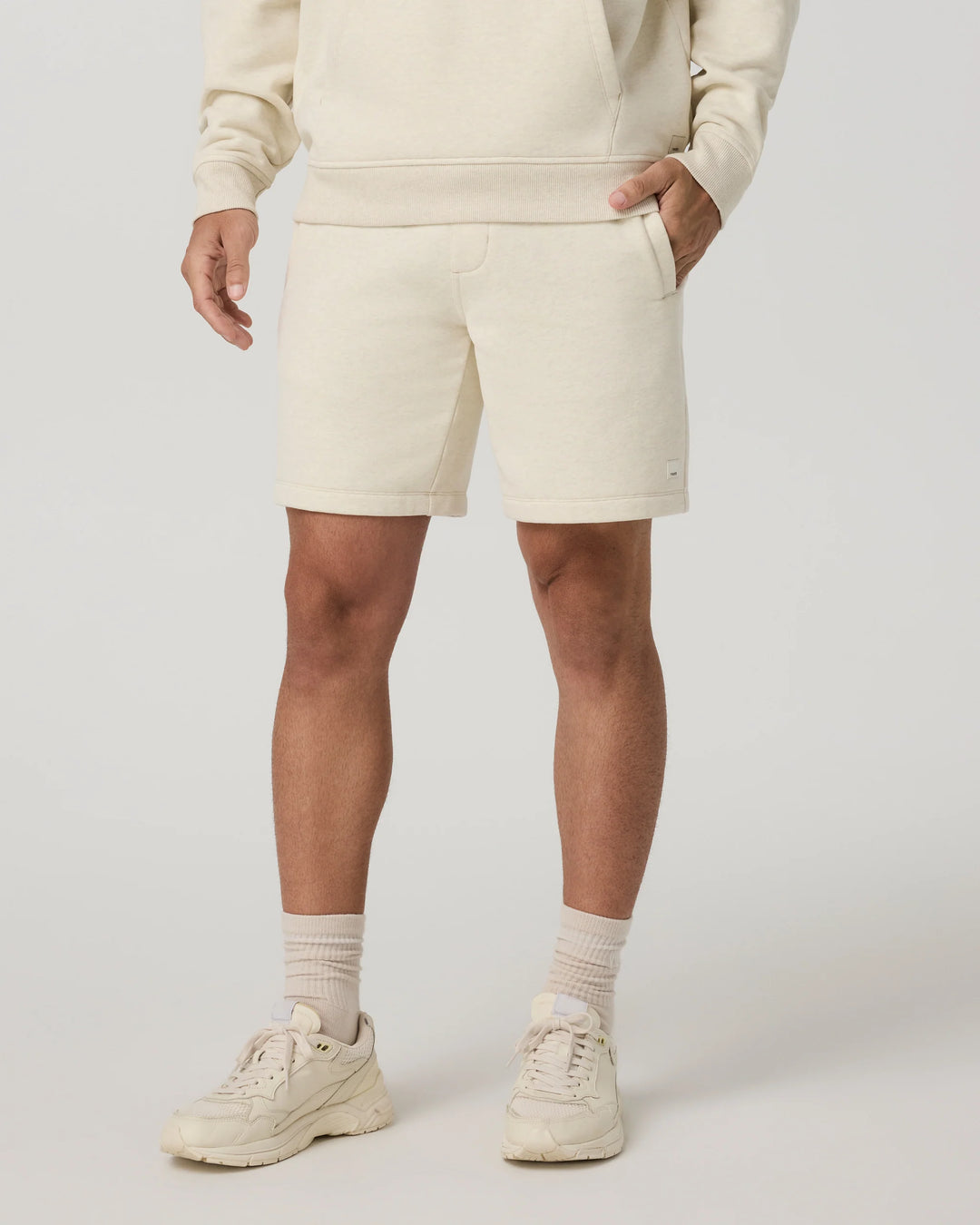 Vuori Men's Seaside Short 8" - Buttermilk Heather