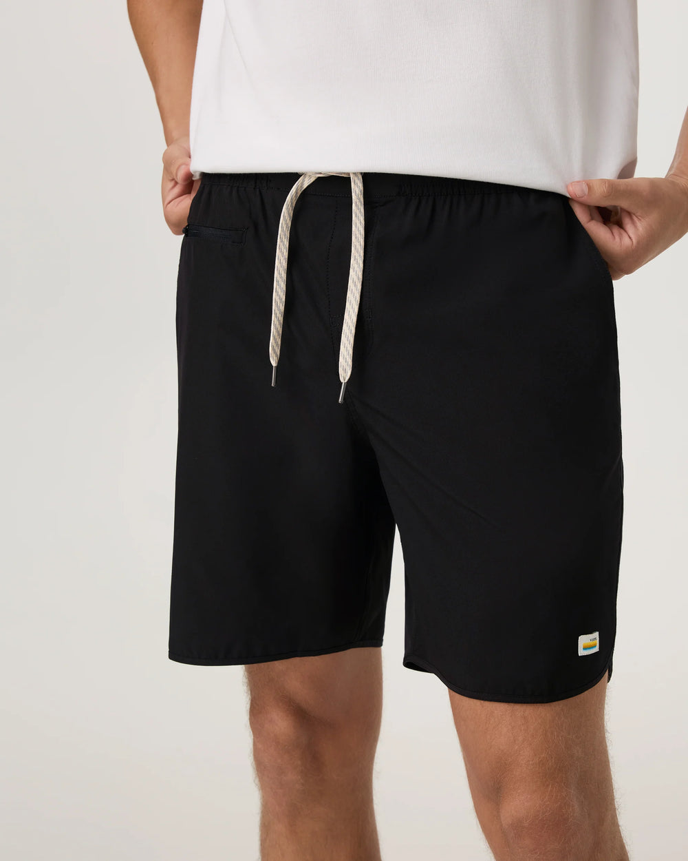Vuori Men's Banks Session Short Unlined 7" - Black - Sun Diego Boardshop