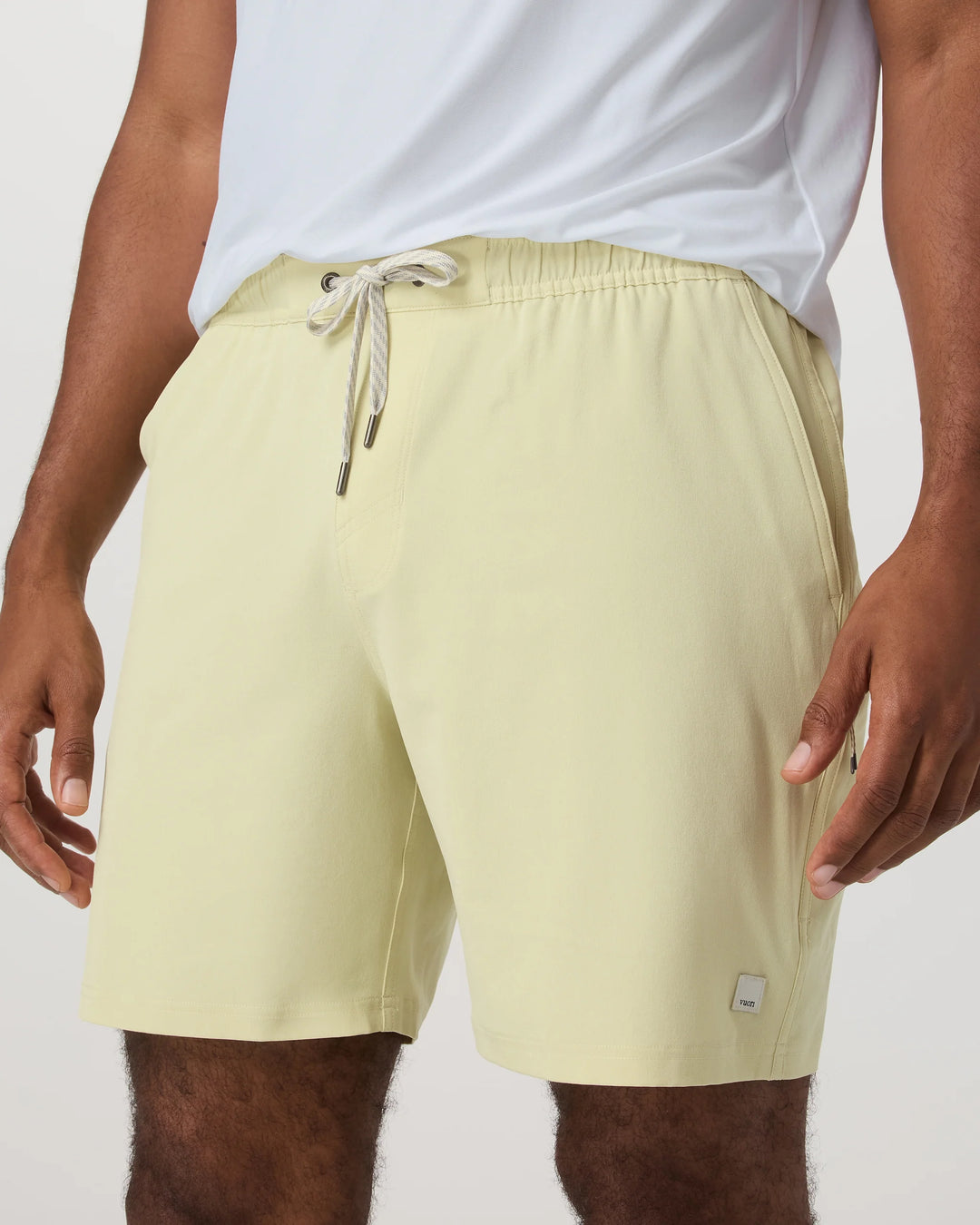 Vuori Men's Banks Session Short Unlined 7" - Seed Linen Texture - Sun Diego Boardshop