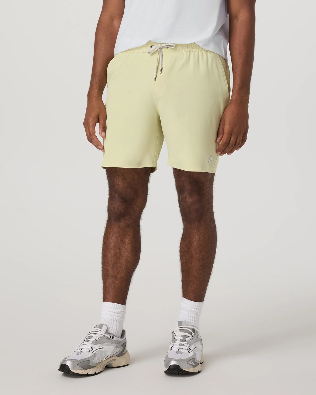 Vuori Men's Banks Session Short Unlined 7" - Seed Linen Texture - Sun Diego Boardshop