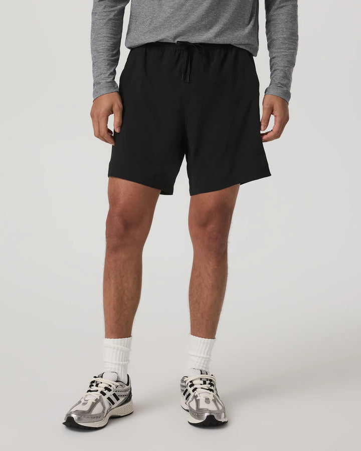 Vuori Men's HardKore Short Lined 7" - Black - Sun Diego Boardshop