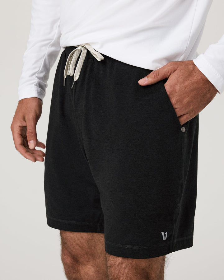Vuori Men's Ponto Performance Short - Black Heather - Sun Diego Boardshop