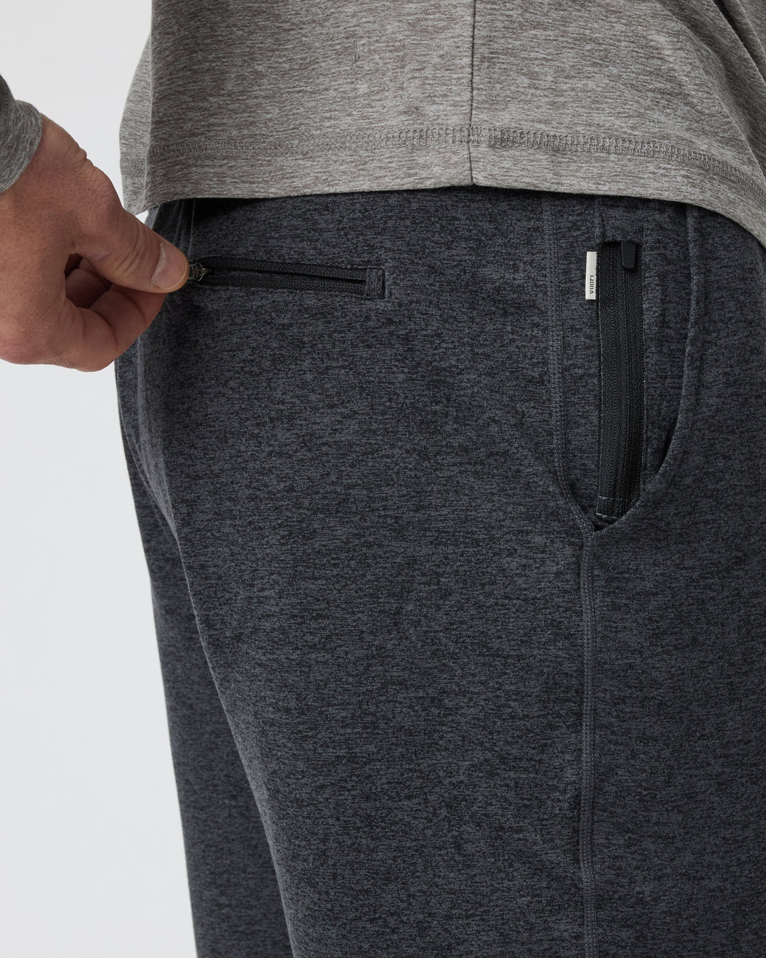 Vuori Men's Ponto Performance Short - Charcoal Heather - Sun Diego Boardshop