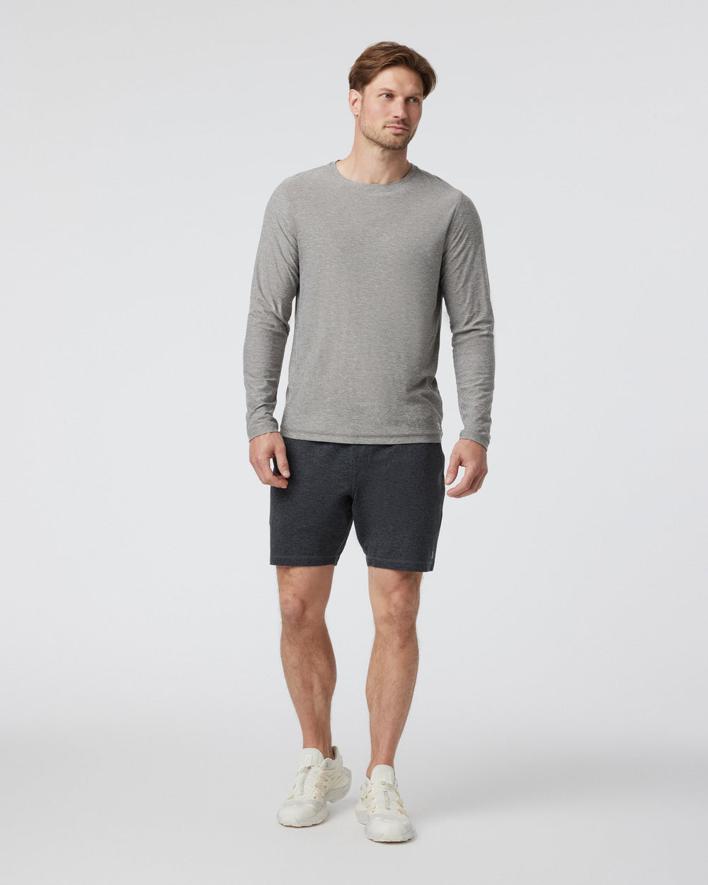 Vuori Men's Ponto Performance Short - Charcoal Heather - Sun Diego Boardshop