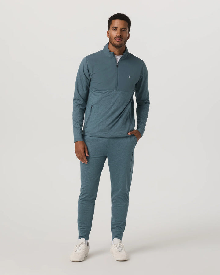 Vuori Men's Sunday Performance Jogger - Blue Sea Heather - Sun Diego Boardshop