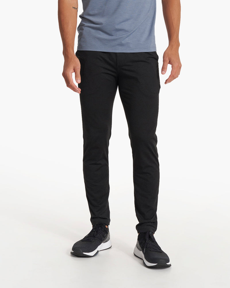 VUORI Ponto Performance Pant - BLACK HEATHER - Sun Diego Boardshop