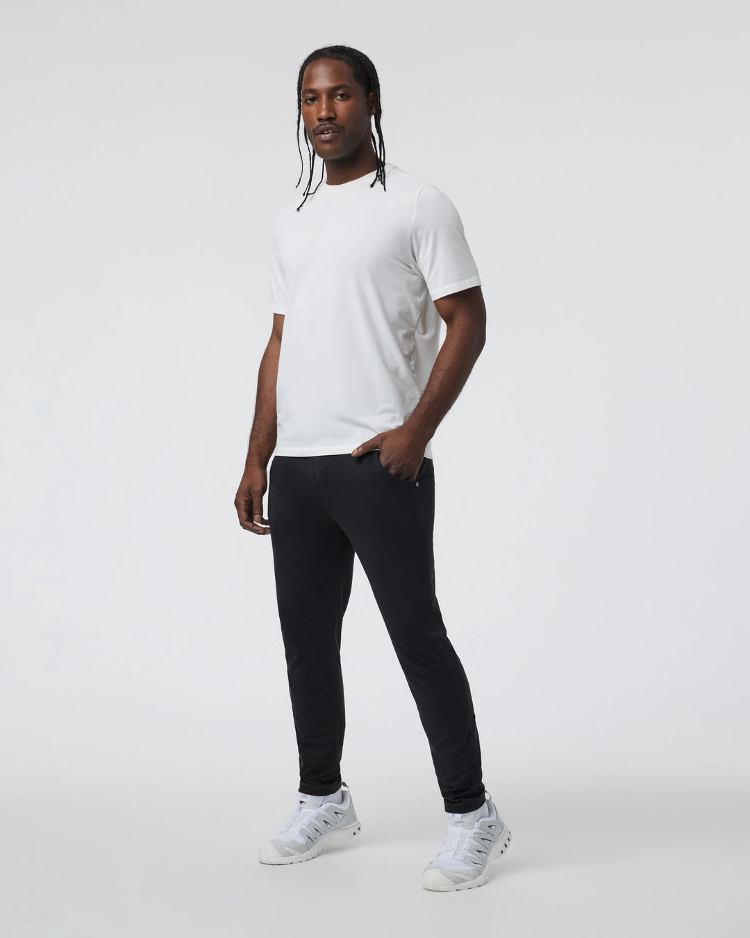 Vuori Men's Ponto Performance Pant 30" - Black Heather
