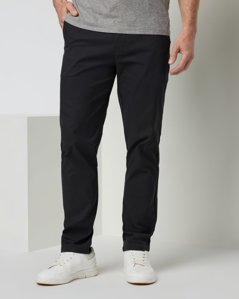 VUORI Cascade Tech Chino Pant - BLACK - Sun Diego Boardshop