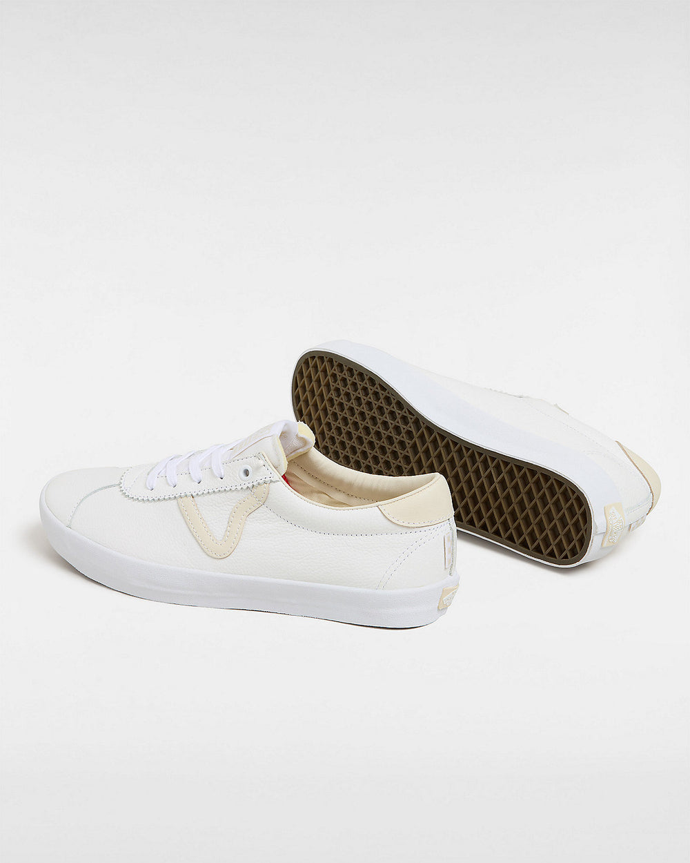Vans Skate Sport Shoes - LEATHER VINTAGE WHITE - Sun Diego Boardshop