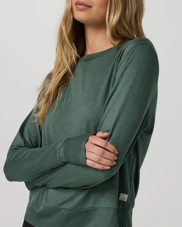 Vuori Daydream Crew - Agate Green Heather - Sun Diego Boardshop