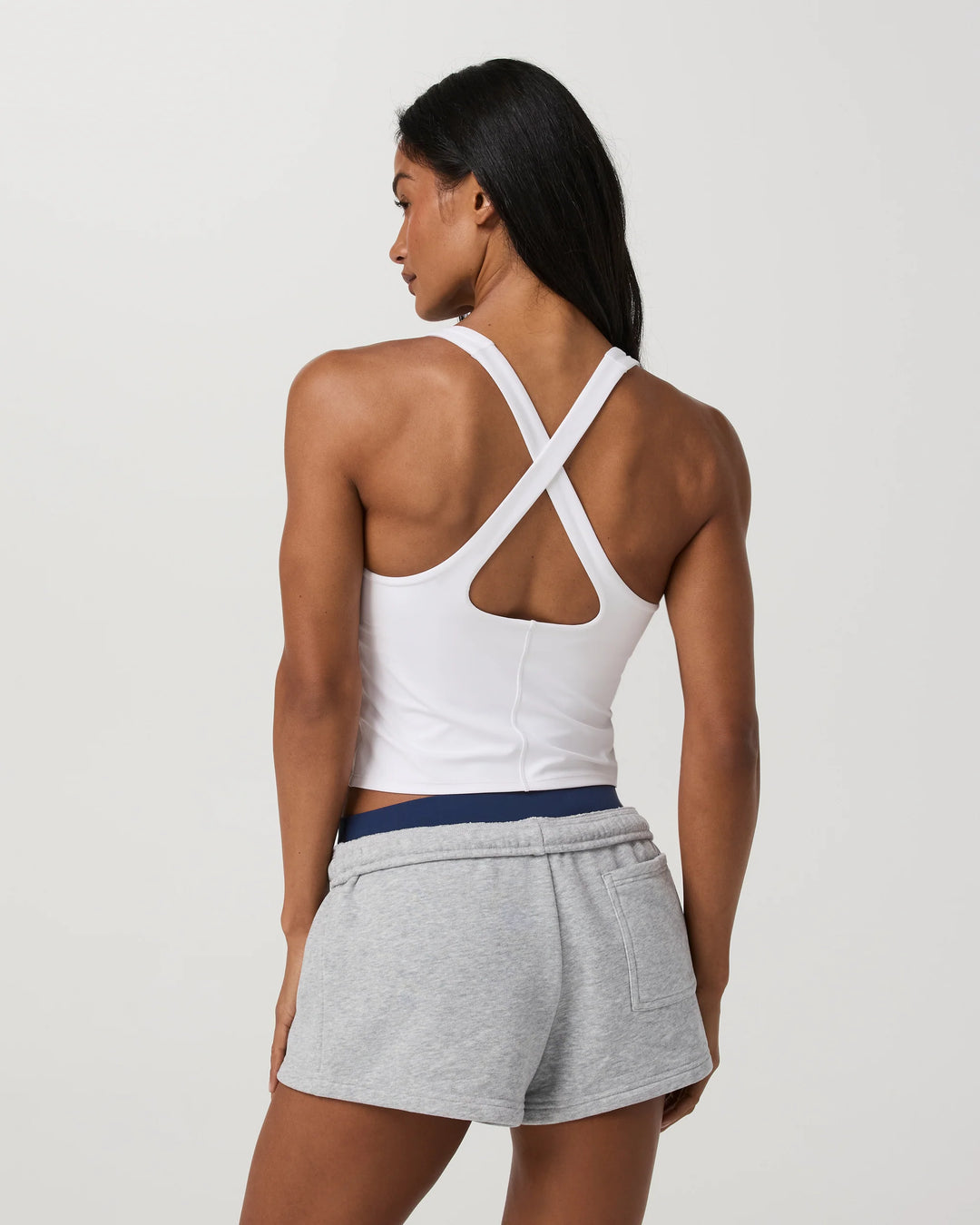 Vuori Women's AllTheForm Logo Tank - White - Sun Diego Boardshop