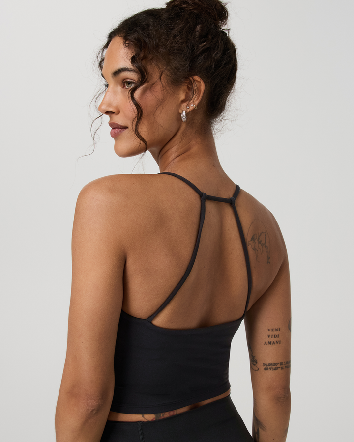 Vuori Women's Allthefeels Strappy Back Tank - Black - Sun Diego Boardshop