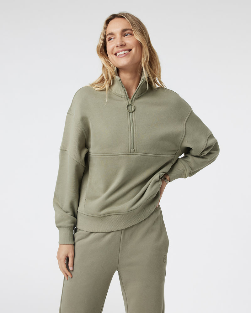 Vuori Sedona Rib Half Zip - METAL - Sun Diego Boardshop