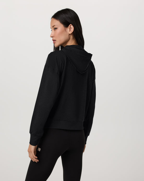 Vuori Halo Modern Pullover Hoodie - Black Heather - Sun Diego Boardshop