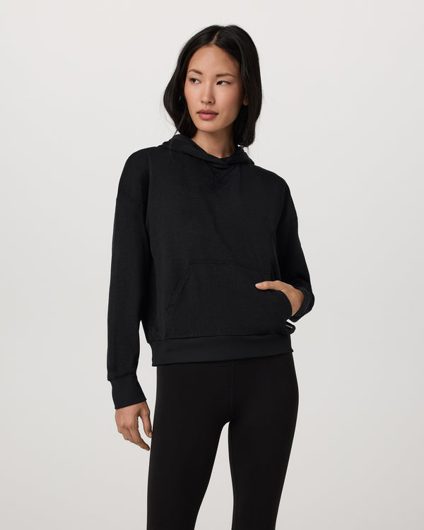 Vuori Halo Modern Pullover Hoodie - Black Heather - Sun Diego Boardshop