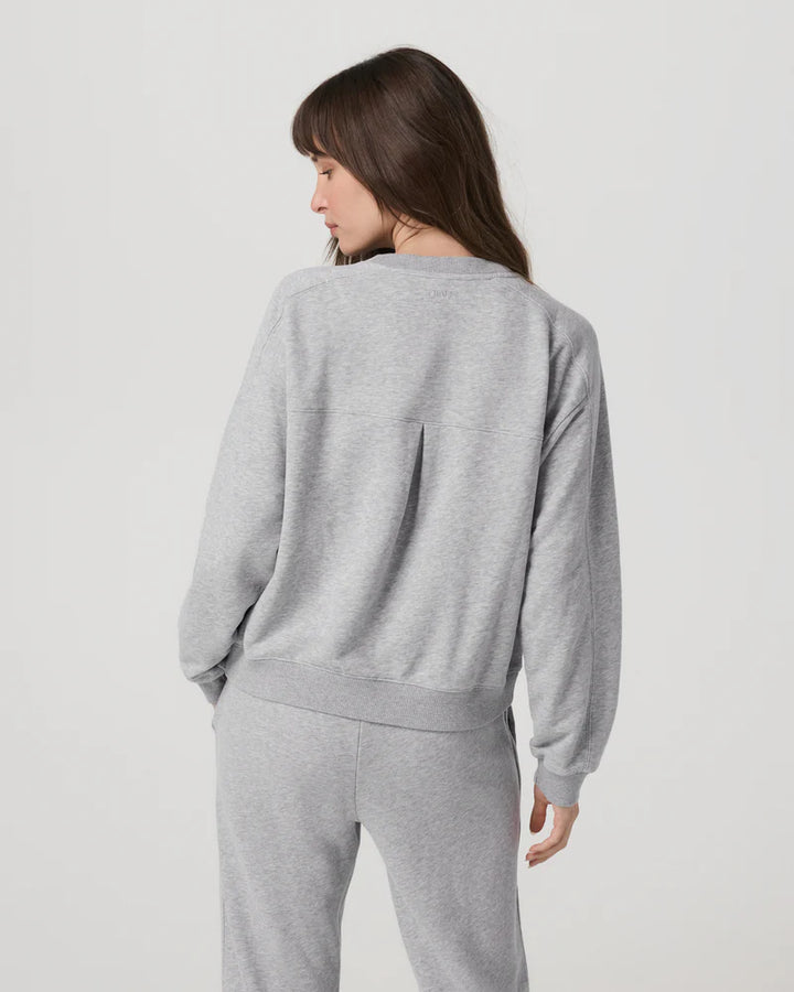 Vuori Sedona Seams Crew - Light Heather Grey - Sun Diego Boardshop