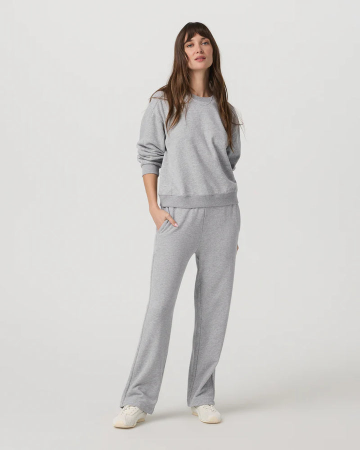 Vuori Sedona Seams Crew - Light Heather Grey - Sun Diego Boardshop
