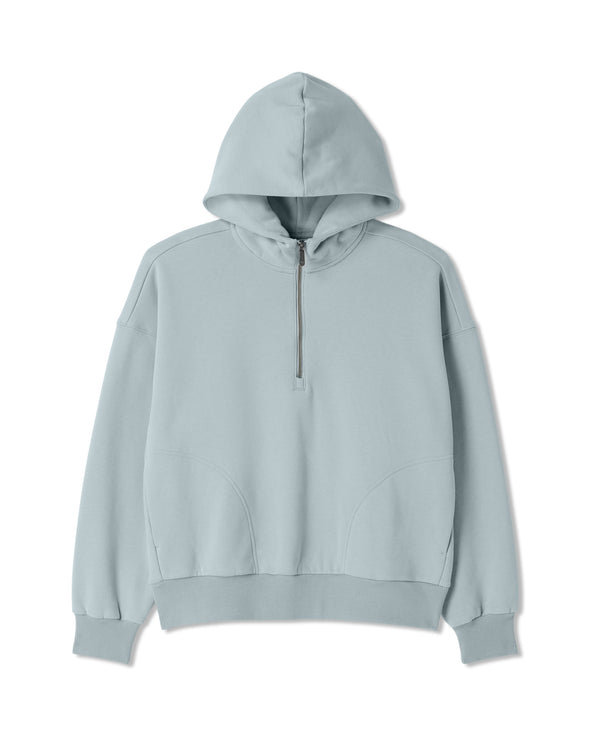 Vuori Restore Relaxed Half Zip Hoodie - Blue Haze - Sun Diego Boardshop