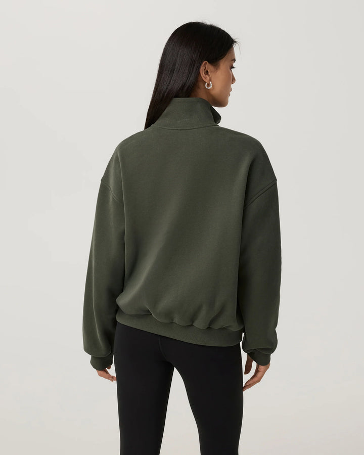 Vuori Women's Restore Oversized Half Zip - Army - Sun Diego Boardshop