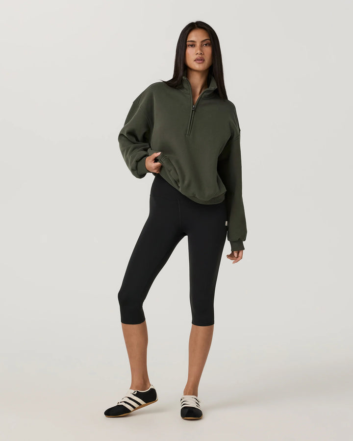 Vuori Women's Restore Oversized Half Zip - Army - Sun Diego Boardshop