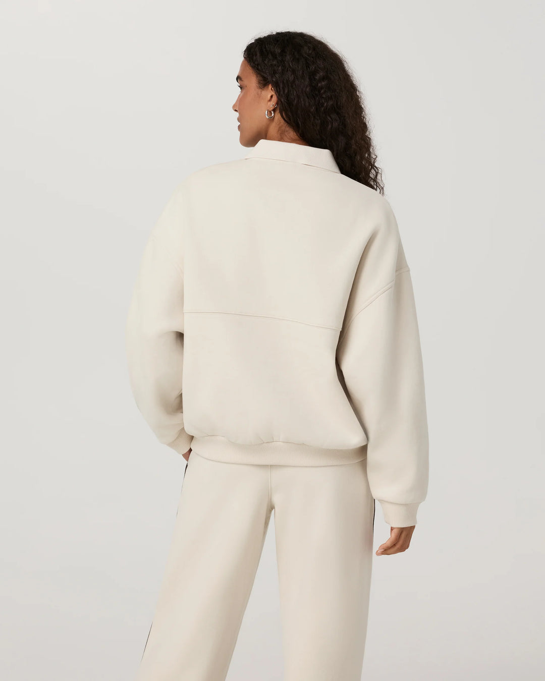 Vuori Women's Restore Rugby Pullover - Bone - Sun Diego Boardshop