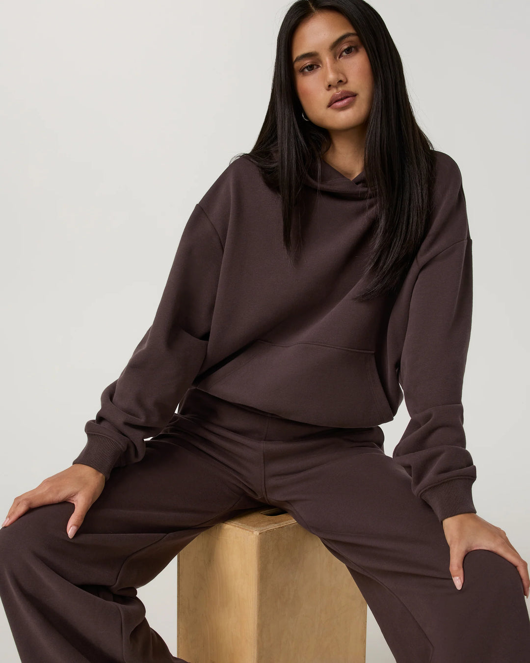 Vuori Women's Sedona Classic Pullover Hoodie - French Roast - Sun Diego Boardshop
