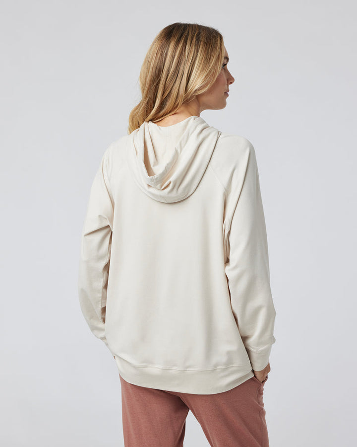 Vuori Halo Oversized Hoodie - MILKWEED HEATHER - Sun Diego Boardshop