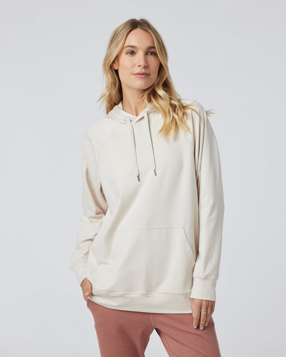 Vuori Halo Oversized Hoodie - MILKWEED HEATHER - Sun Diego Boardshop