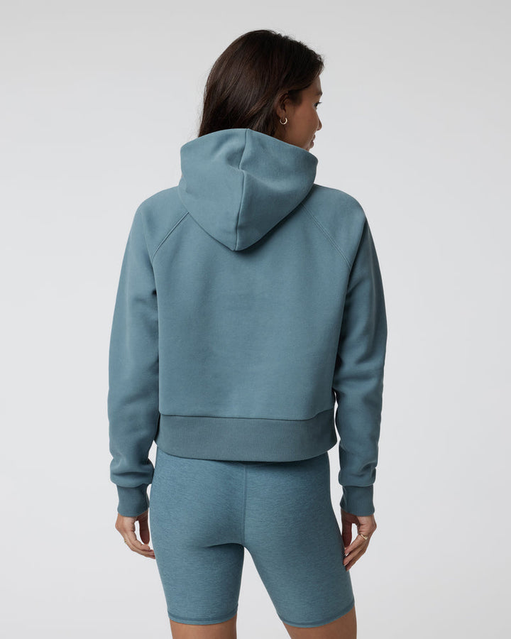 Vuori Restore Half Zip Hoodie - SMOKE BLUE - Sun Diego Boardshop