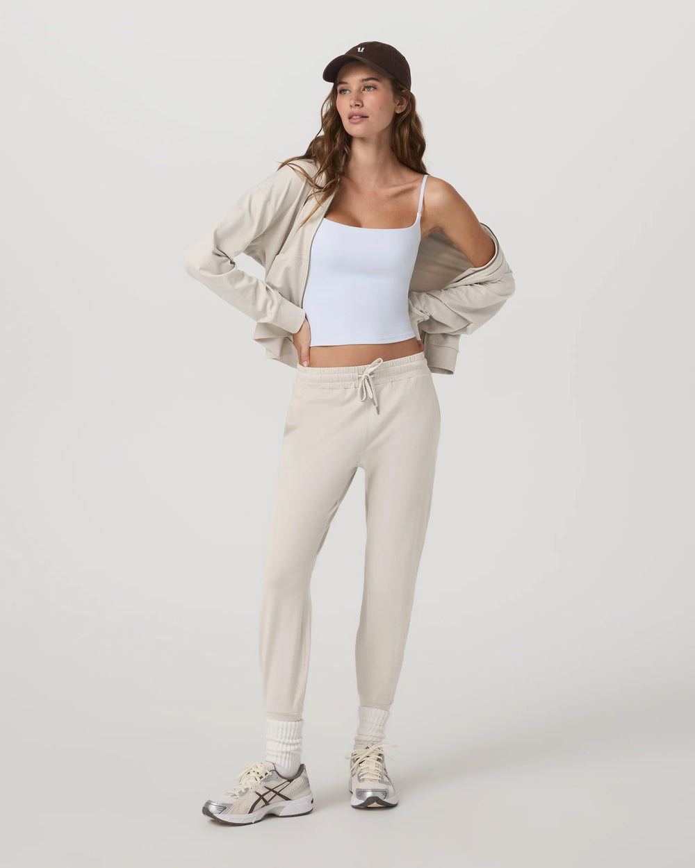 Vuori Women's Performance Jogger - Ecru Heather - Sun Diego Boardshop
