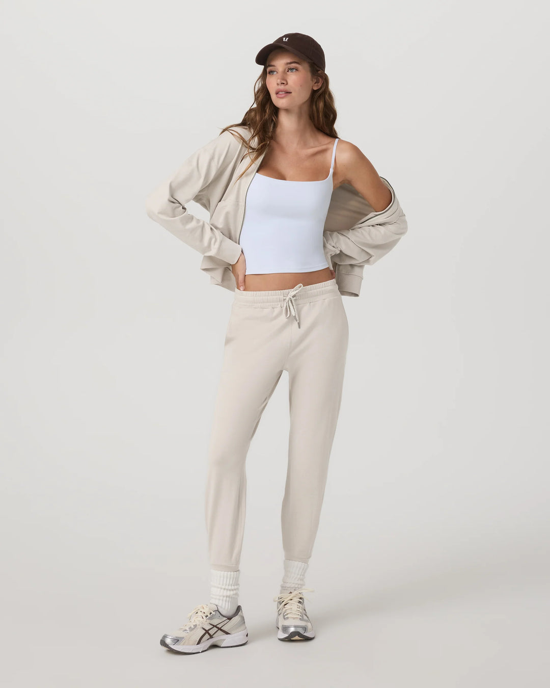 Vuori Women's Performance Jogger - Ecru Heather - Sun Diego Boardshop