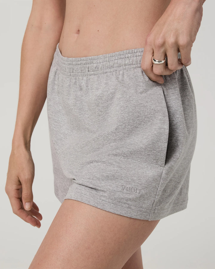 Vuori Women's Halo Short - Pale Grey Heather - Sun Diego Boardshop