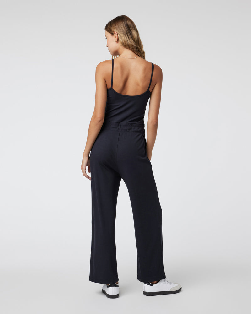 VUORI Pose Henley Jumpsuit - BLACK - Sun Diego Boardshop