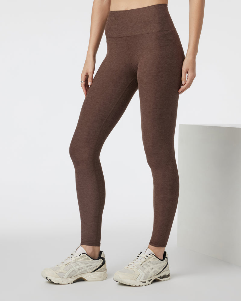 Vuori Clean Elevation Legging - CHOCOLATE MILK HEATHER - Sun Diego Boardshop