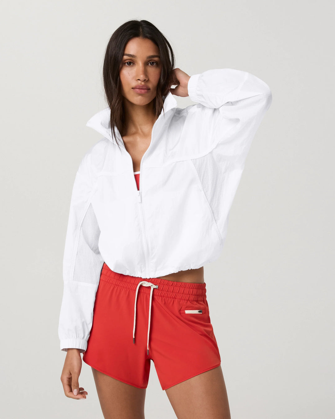 Vuori Women's Court Full Zip - White - Sun Diego Boardshop
