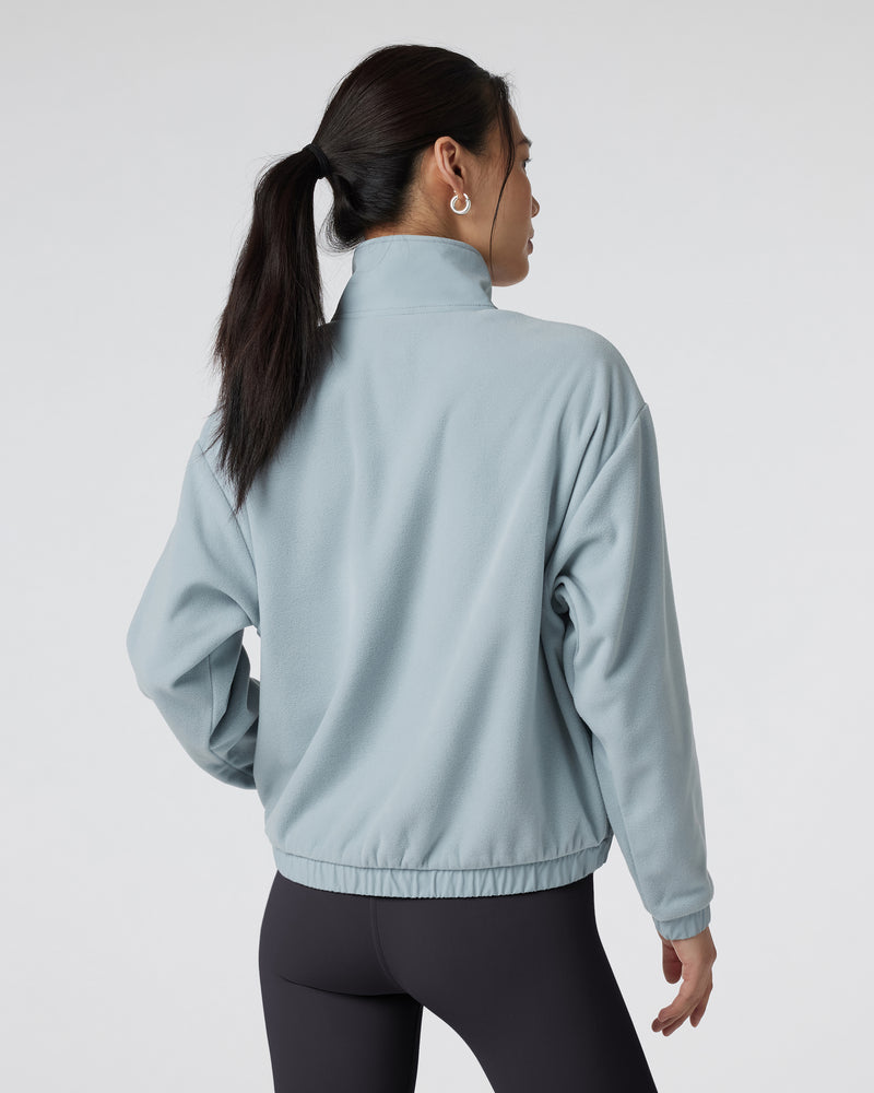 Vuori Women's Aspen Half Zip - CHALK BLUE - Sun Diego Boardshop