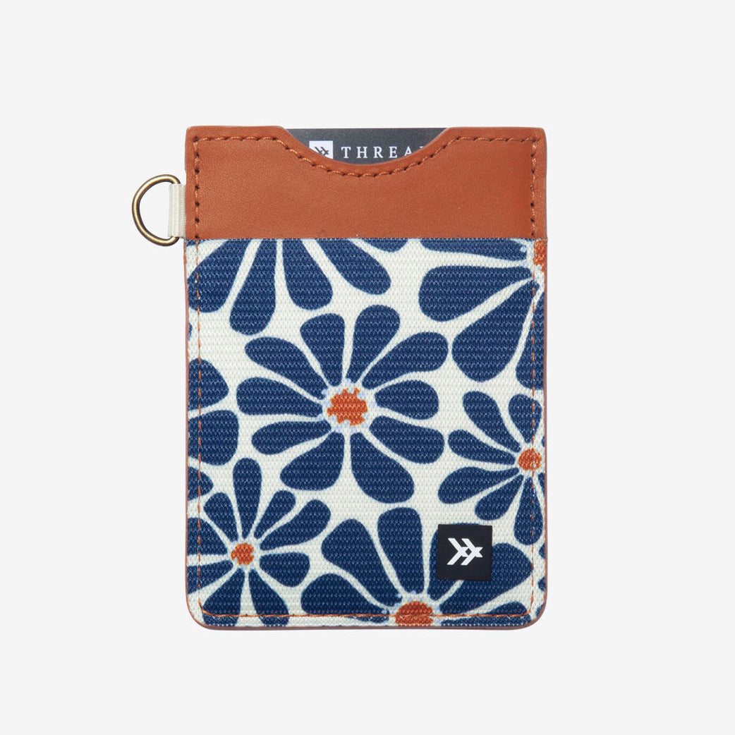 Thread Vertical Leather Wallet - Emmeline Navy - Sun Diego Boardshop