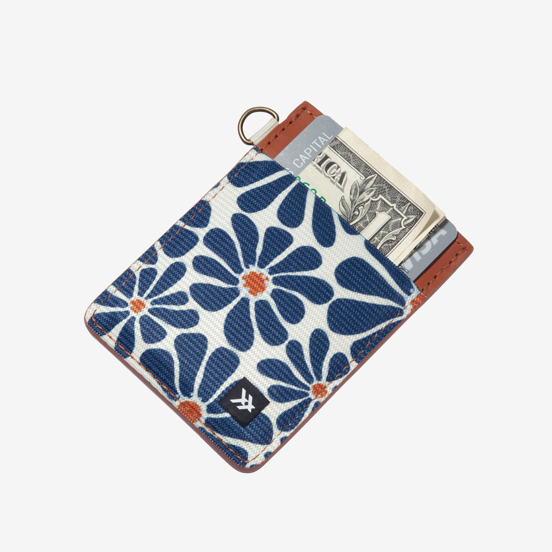 Thread Vertical Leather Wallet - Emmeline Navy - Sun Diego Boardshop